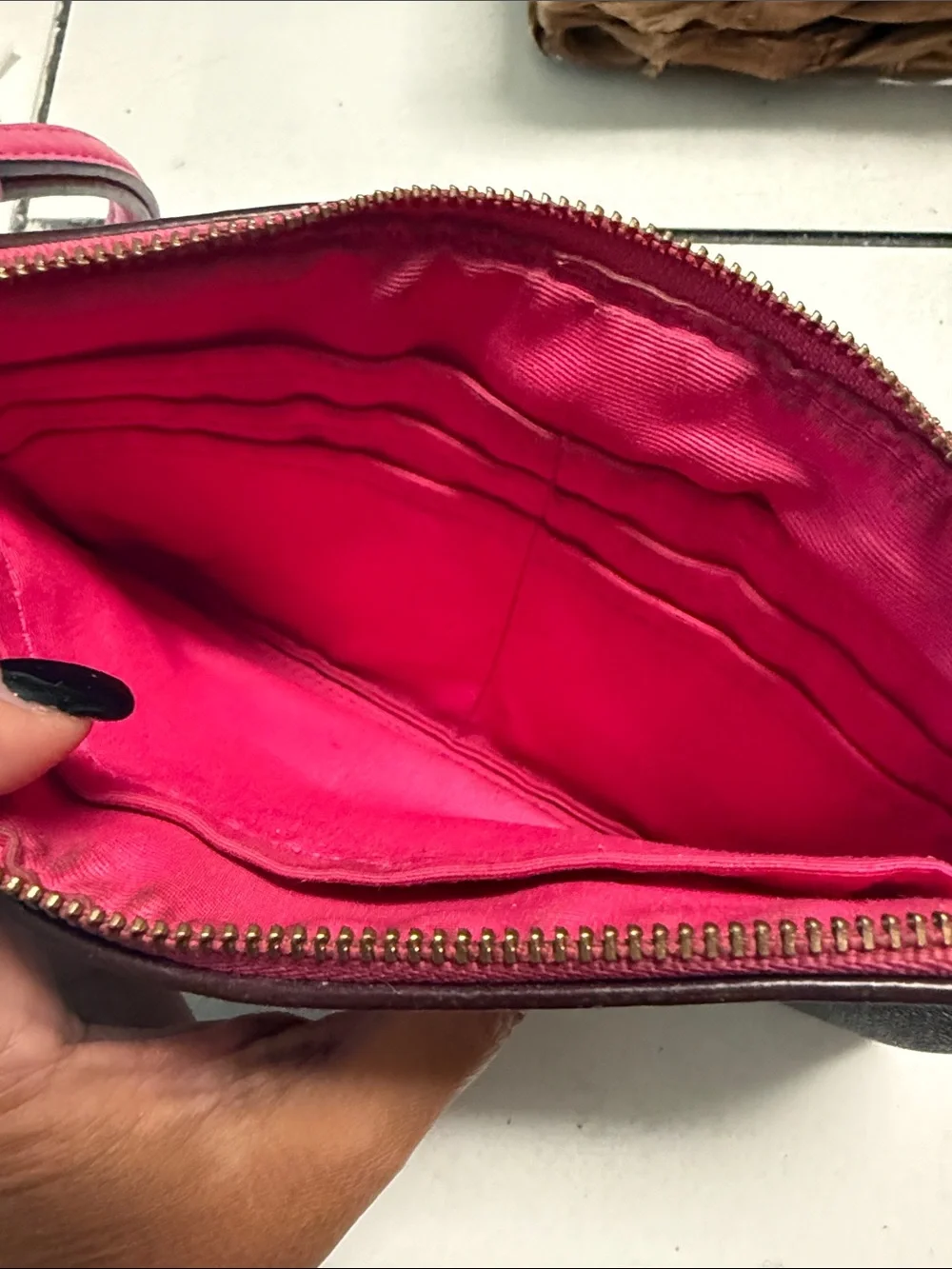 Coach cure wristlet